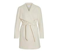 Vila Cooley Collar Belt Coat Beige 38 Femme