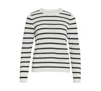 VILA Pull-over 'VIDALO' noir / blanc, Taille M