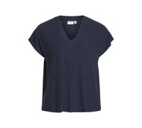 Vila Vidimita Haut à col en V S/S, Blazer Bleu Marine., S