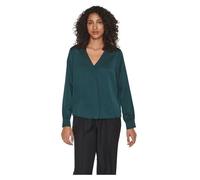 Vila Viellette col V L-S Top-Noos Chemisier Manches Longues, Pins Ponderosa, 36 Femme 40