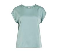 Vila Viellette S/S Satin Top - Noos, Blue Surf, 40