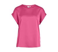 Vila Viellette S/S Satin Top-Noos, Sangria Sunset, 42 Femmes