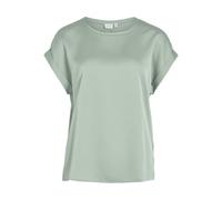 Vila Viellette S/S Satin Top-Noos T-Shirt, Menthe, 36 Femmes