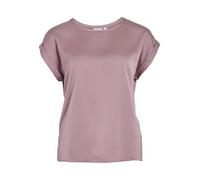 Vila Viellette S/S Satin Top-Noos, Toadstool, 38 Femmes