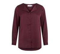 Vila Viellette T-Shirt en Satin à col en V L/S - Noos