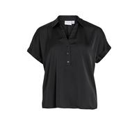 Vila Enna Ravenna Short Sleeve Blouse Noir 38 Femme