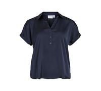 Vila – Top Vienna Ravenna S/S Noos – Bleu marine – Taille 40