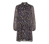 Vila Vifalia Nema L/S Dress Robe, Black Beauty, 36 Femmes