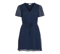 Vila Falia Short Sleeve Short Dress Bleu 42 Femme