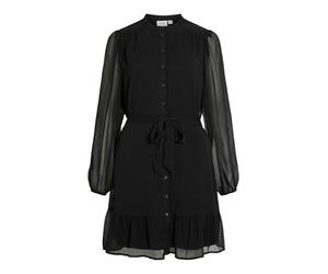 Vila Vifalia Robe L/S Noos, Black Beauty, 36