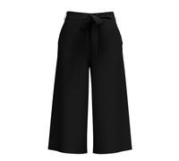 Vila Vihela Hw Culotte Pants Pantalon, Noir, 46 Femmes