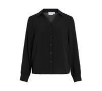 Vila Vijosa Noos T-Shirt à col en V L/S, Black Beauty, 40