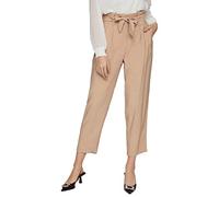 Vila Vikaya Hw 7/8 Pants/Su-Noos Pantalons, Sesame, W36 Femme