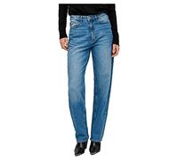 Vila Vikelly Jaf Hw Straight Jeans Noos, Denim Bleu Moyen/détails : Lavage Mbd009, 36 W/32 L Femme