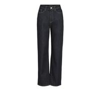 Vila Vikelly Jaf Hw Straight Jeans-Noos Droit, Bleu foncé Denim, 40W / 30L Femmes