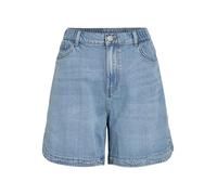 Vila Vikiki Hw Denim Short LBD, Bleu Jeans Clair, 34 Femme