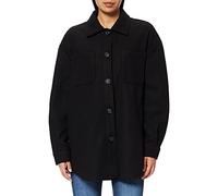 Vila Vikimmi Shirt L/S Veste-Noos, Noir, XL Femme