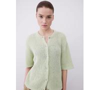 VILA VILA Green Short Sleeve Button Through Cardigan