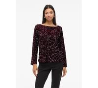 VILA VILA Purple Long Sleeve Sequin Top