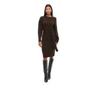 Vila Vilampe O-Neck L/S Knit Midi Dress-Noos mpe Robe mi-Longue à col Rond, Chocolat, M Femmes