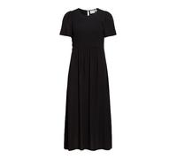 Vila Vilisa S/S Mdi Smock Dress Noos, Black Beauty, 42 Femmes