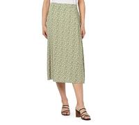 Vila Vilise H/W Midi Skirt/R Jupe, Vert Huile/AOP : nua, 40 Femmes