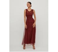 Vila Vilynnea Maxi Dress-Noos Robe, Fired Brick, 38 Femme