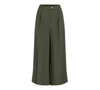 Vila Vimarlee Culotte Taille Haute pour Femme, Bleu foncé, 38