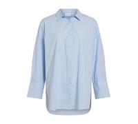Vila Vimarlene L/S Loose Shirt/Ln Ample, Kentucky Blue, 44 Femmes