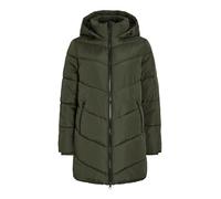 Vila Padded Coat Vimilja Manteau rembourré Noos, Bleu foncé, 40 Femmes