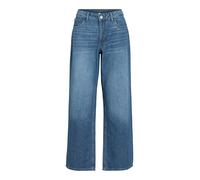 Vila Vipalma RW Wide Jeans MBD Pal251-Noos, Denim Bleu médium, 34W / 32L Femmes