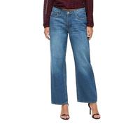 Vila Vipalma RW Wide Jeans MBD Pal251-Noos, Denim Bleu médium, 34W / 32L Femmes