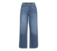 Vila Vipalma RW Wide Jeans MBD Pal251-Noos, Denim Bleu médium, 36W / 30L