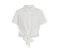 Vila Viprisilla S/S Knot Shirt/1, Blanche-Neige, 44
