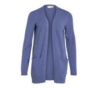 Vila Viril Open L/S Knit Cardigan-Noos, Bijou Blue 1, XS Femme