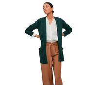 Vila Viril Open L/S Knit Cardigan-Noos, Pineneedle/détail : mélange foncé, XL Femme