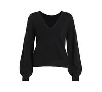 VILA Viril Rev Col V L/S Top-Noos Pull en Tricot Femme