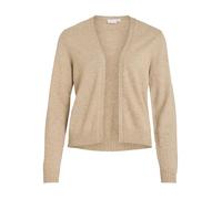 Vila Viril Short L/S Knit Cardigan-Noos Pull pour Femme, Mélange Naturel, M
