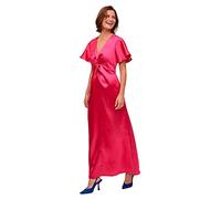 Vila Sittas Short Sleeve Long Dress Rose 36 Femme
