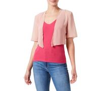 Vila Visoia Boléro à Manches 2/4 Blouse, Misty Rose, 42 Femmes