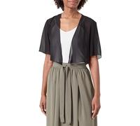 Vila Visoia Boléro à Manches 2/4 Blouse, Noir, 42 Femmes