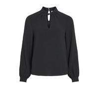 Vila Visurashil High Neck L/S Top/R/Dfs Blouse, Black Beauty, 42 Femmes