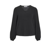 Vila Visurashil V-Neck L/S Top/R/Dfs Blouse, Black Beauty, 40 Femmes