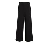 Vila Vivarone Hw Wide Pant-Noos Pantalon en Tissu pour Femme, Noir, 36