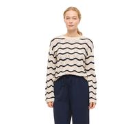 Vila Wave O-neck Pointelle Knit Sweater Beige 2XL Femme