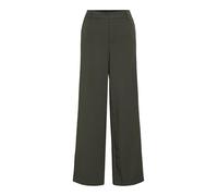 Vila Wide Pant Vivarone Hw Pantalon Large Noos, Bleu foncé, 38 Femmes