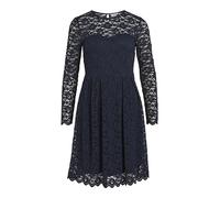 Vila Women's VIKALILA L/S Lace Noos Robe Bleu Marine Taille M, Blazer Bleu Marine., M