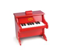VILAC - Piano rouge 18 touches avec partitions rouge TU