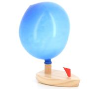 Vilac – Jouet en bois 2906 Bateau ballon bleu