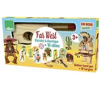 Vilac - 9911 - Farwest - Jeu de Pistolet à Élastiques avec Cible, Moyen